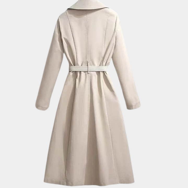Aurembiaix - Stijlvolle dames trenchcoat met ceintuur