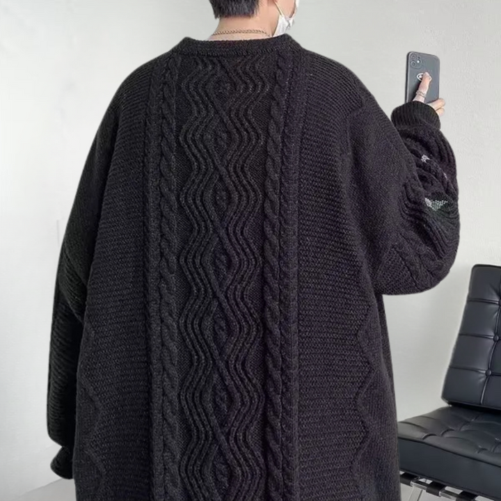 Vadislav - Heren stijlvolle oversized gebreide trui