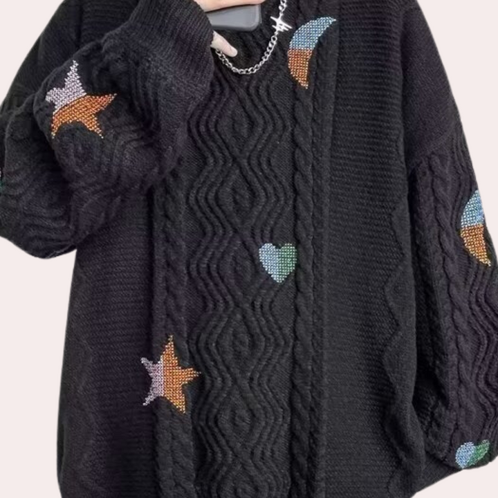 Vadislav - Heren stijlvolle oversized gebreide trui