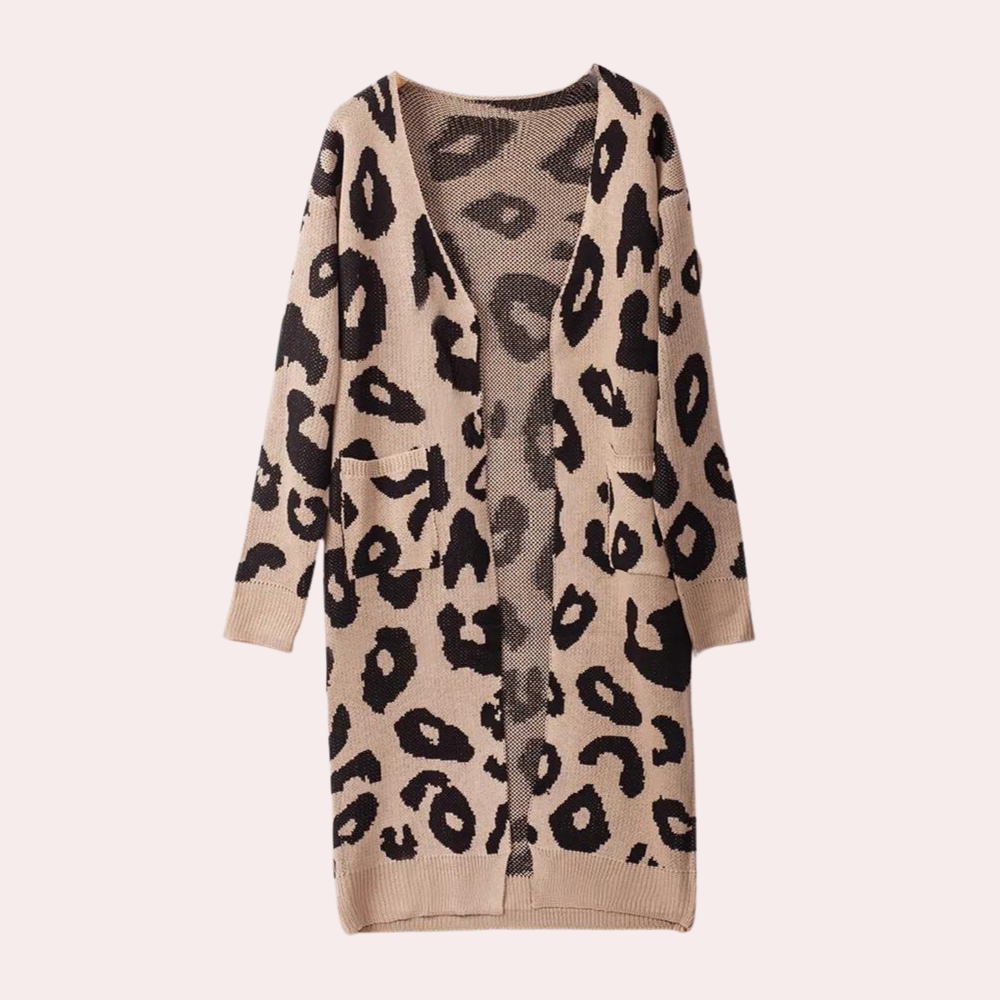 CLOTHILDE - Modieus Damesvest met Luipaardprint