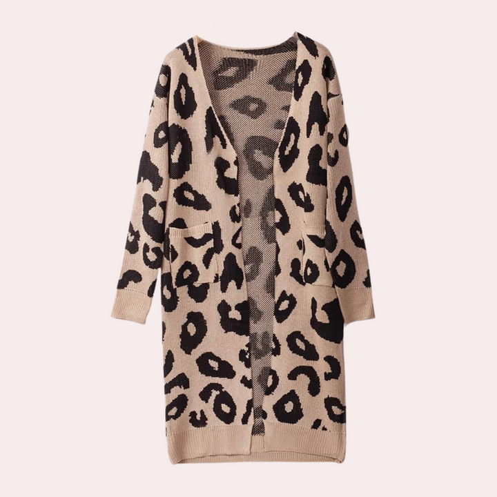 CLOTHILDE - Modieus Damesvest met Luipaardprint