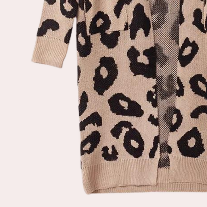 CLOTHILDE - Modieus Damesvest met Luipaardprint