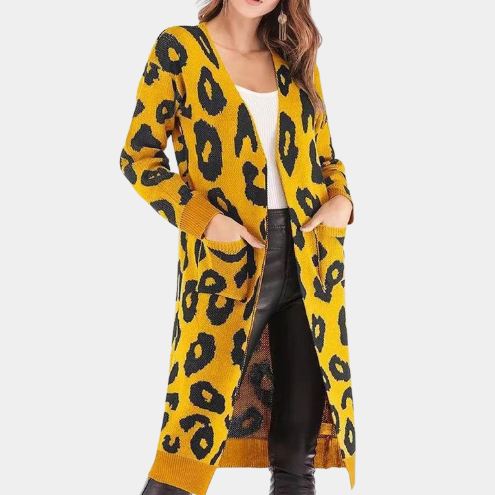 CLOTHILDE - Modieus Damesvest met Luipaardprint