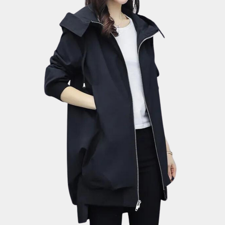 CLEMENTINE - Moderne Lange Jas voor Vrouwen