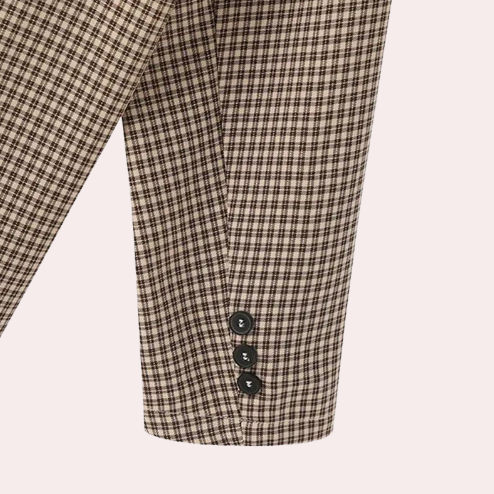 LARRY - Modern Geruit Blazer voor Heren