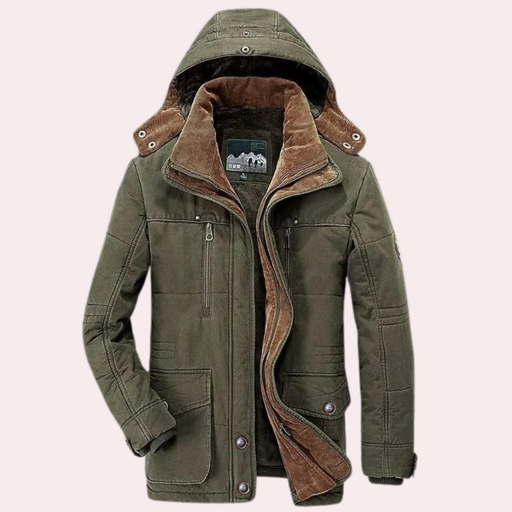 PETER - Comfortabel Winterjas met Capuchon voor Heren