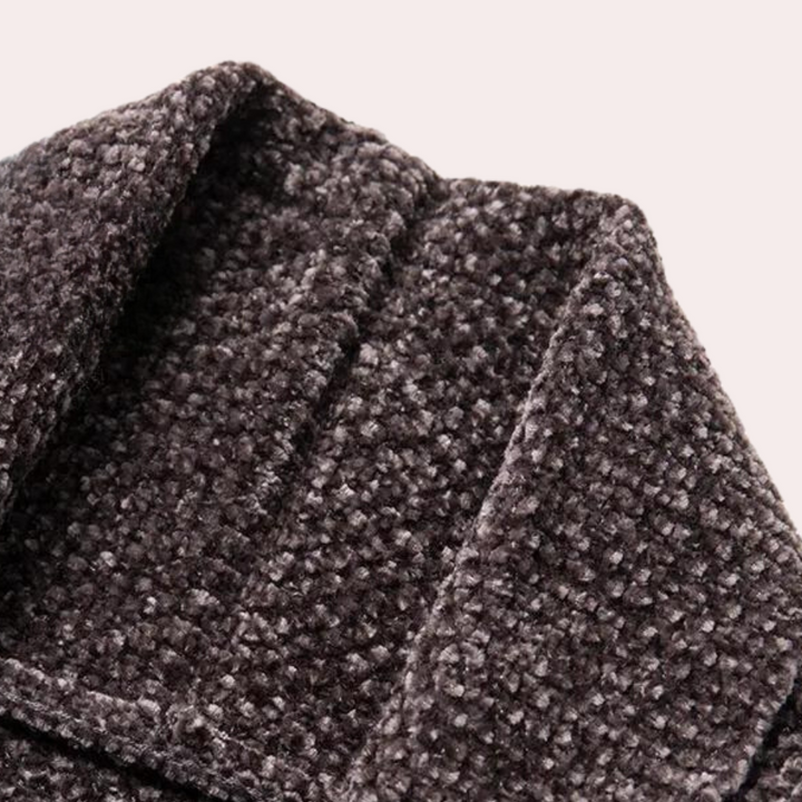 Heren wintervest met knoopsluiting en rechte pasvorm