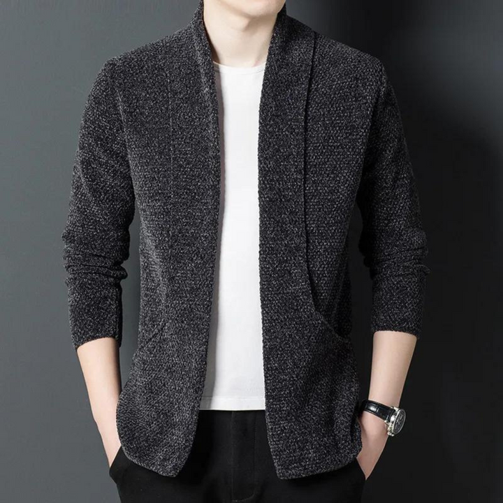 Heren wintervest met knoopsluiting en rechte pasvorm