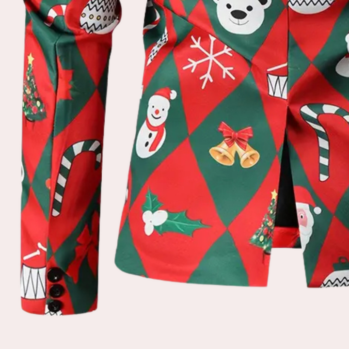 PAULOS - Elegante Kerstblazer voor Heren