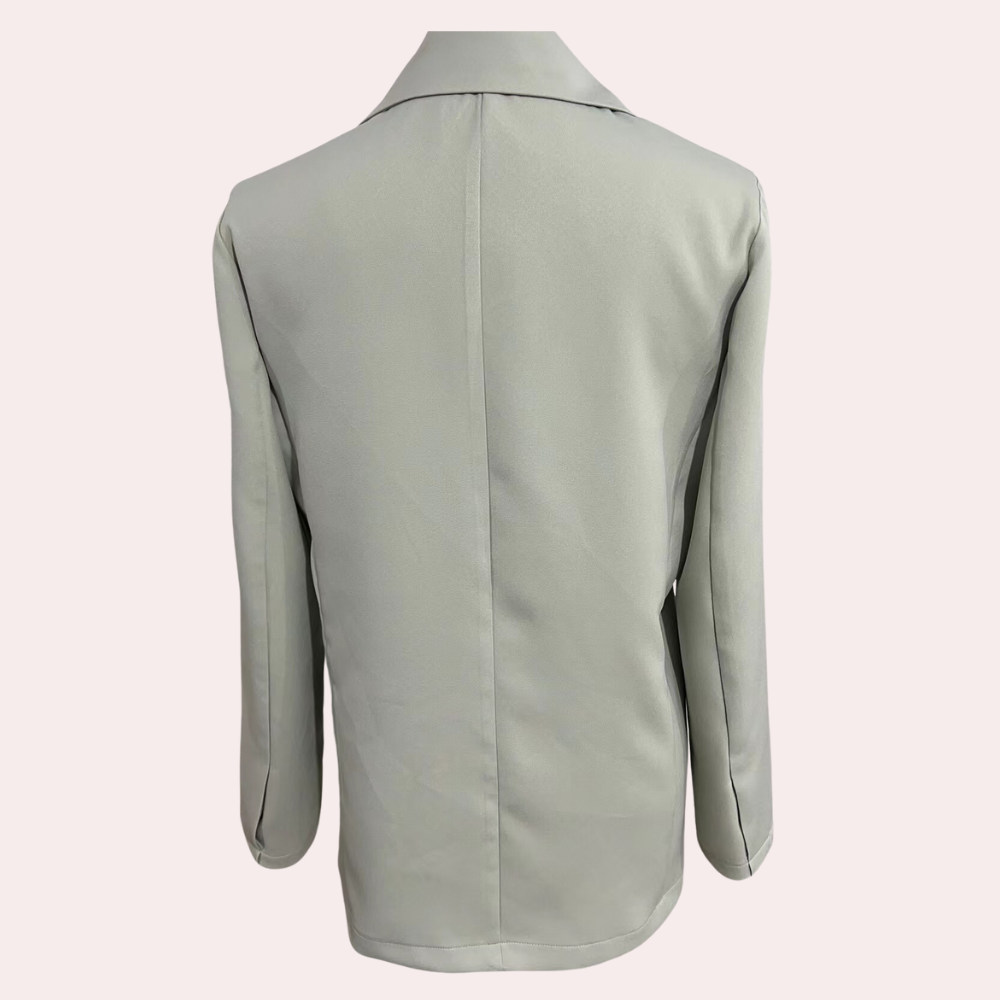 Dames blazer set met rechte snit en gecoördineerde broek