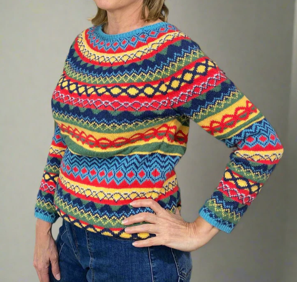 Dames gebreide sweatshirt