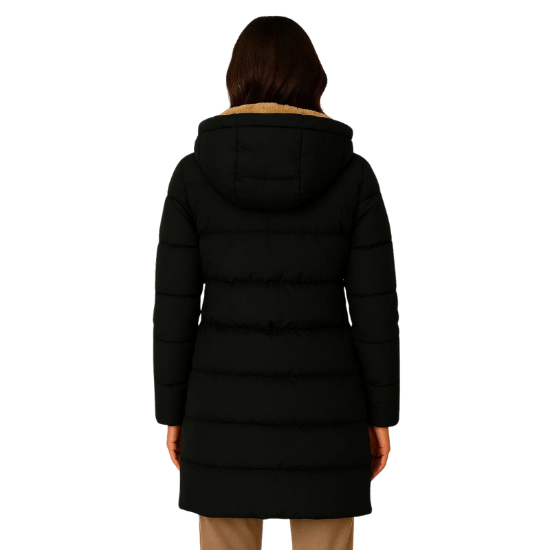 Dames gewatteerde pufferjas met voering