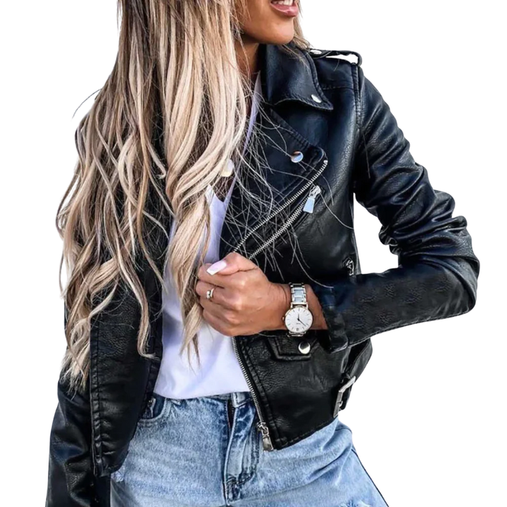 Dames jas met voering en ritssluiting