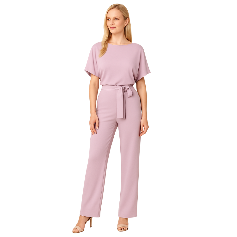 Dames jumpsuit met rechte pasvorm en bandjes