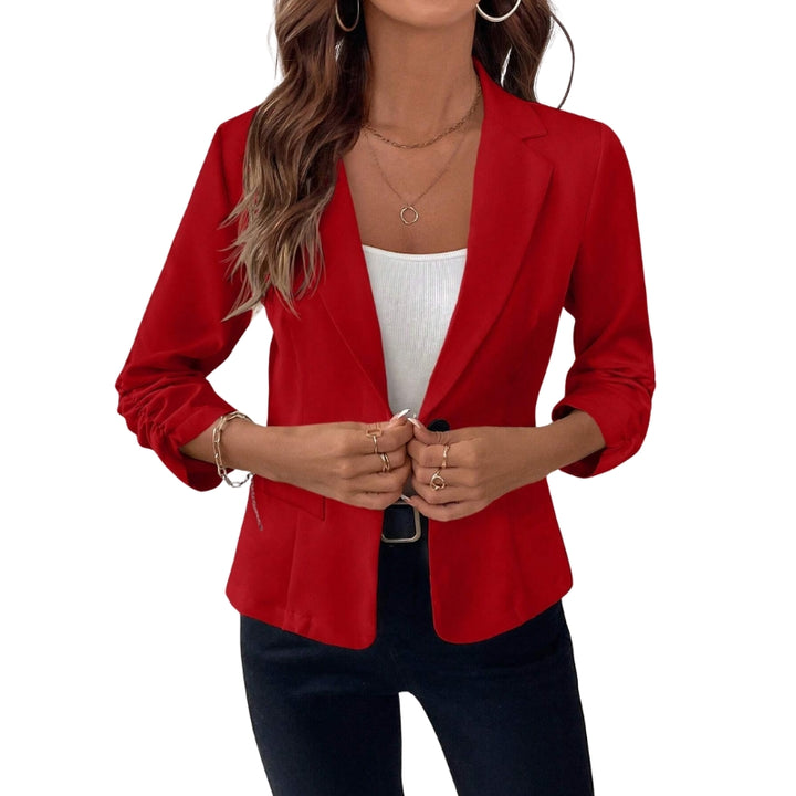 Dames colbert met enkele knoopsluiting