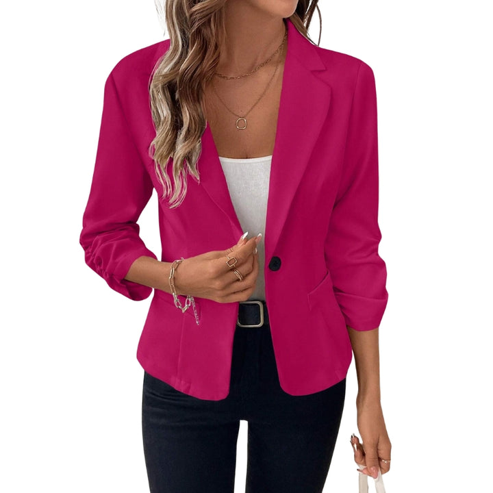 Dames colbert met enkele knoopsluiting