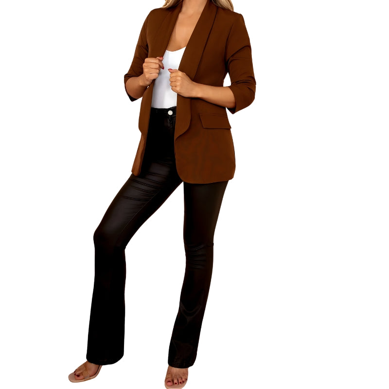 Dames colbert met enkele knoopsluiting