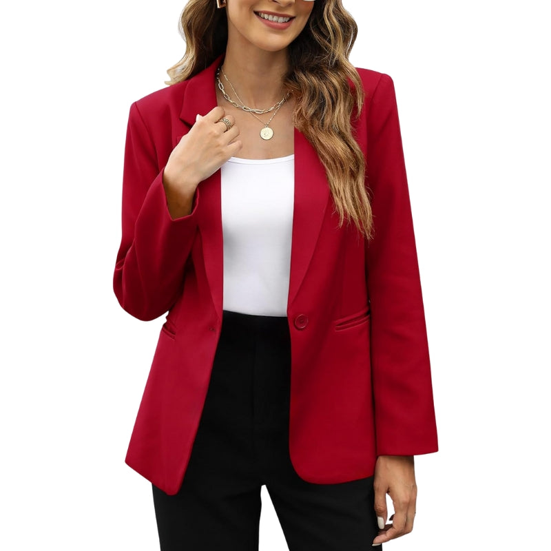 Dames colbert met enkele knoopsluiting