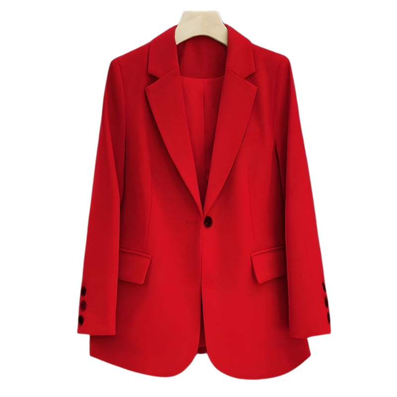 Dames blazer met enkele knoopsluiting