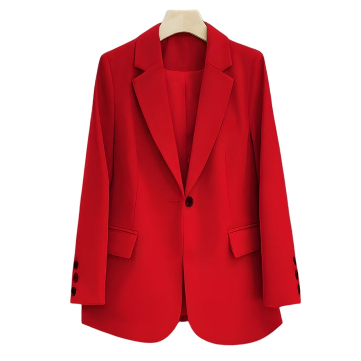 Dames blazer met enkele knoopsluiting
