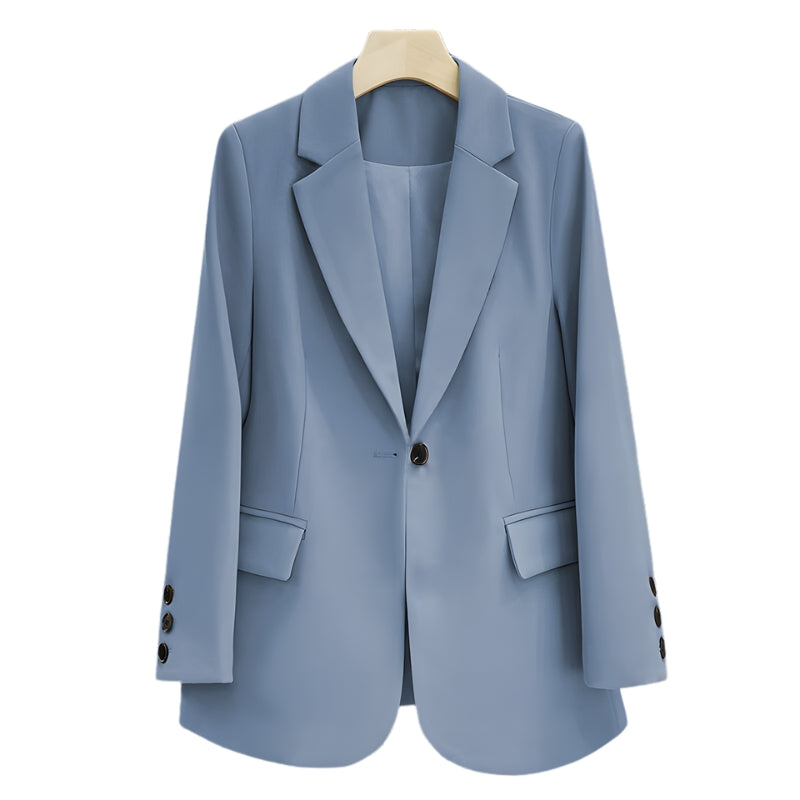 Dames blazer met enkele knoopsluiting