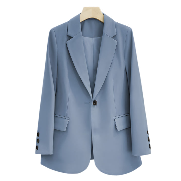 Dames blazer met enkele knoopsluiting