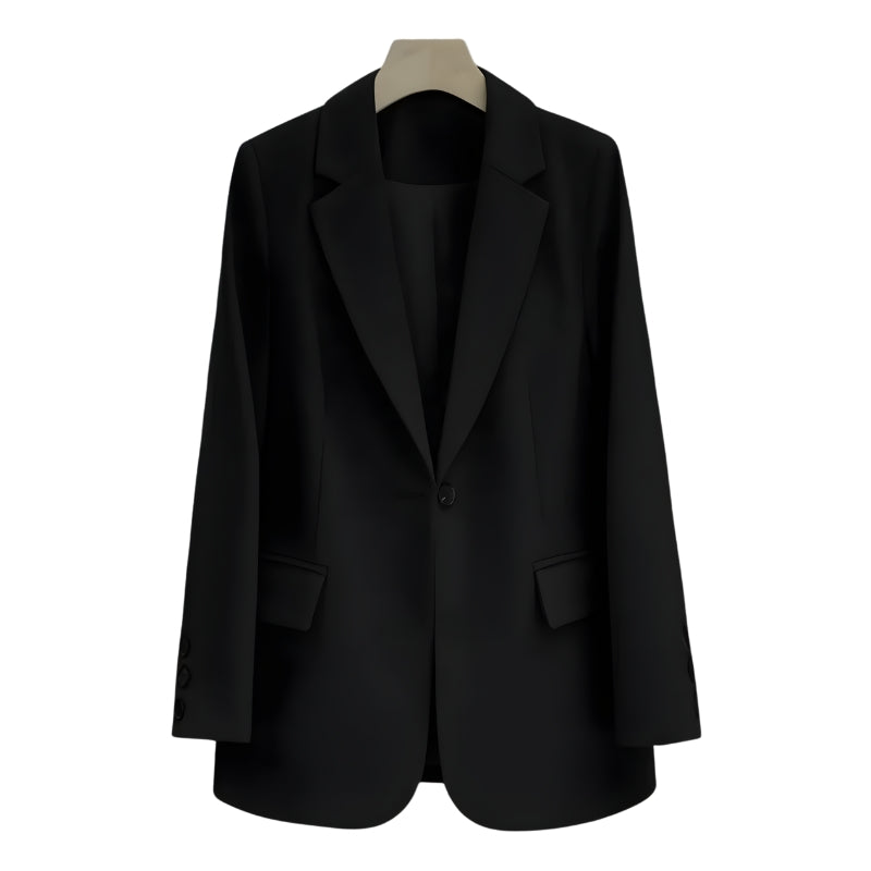 Dames blazer met enkele knoopsluiting