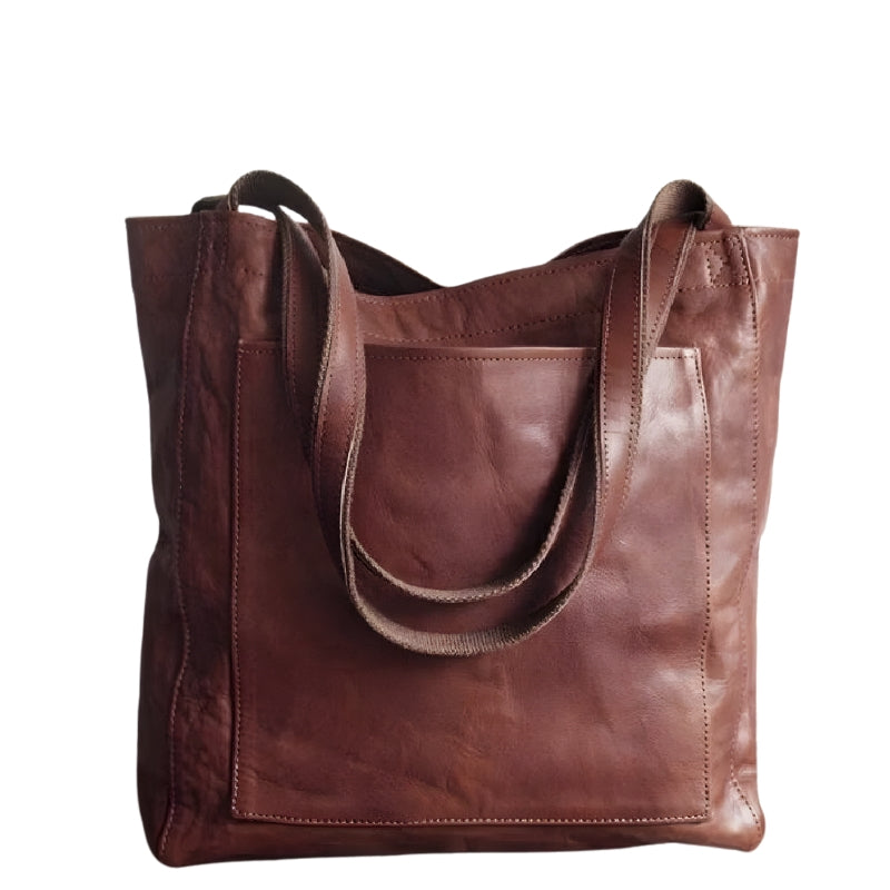 Dames draagtas met schouderbanden en voorvak met rits