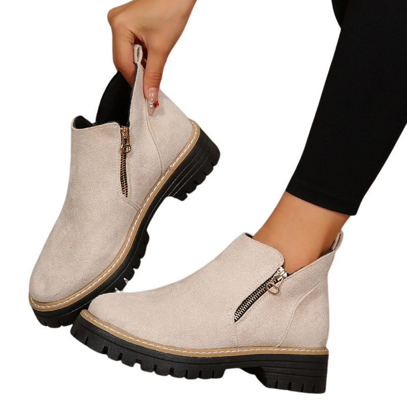 Damesenkellaarzen met ritssluiting voor dagelijks gebruik