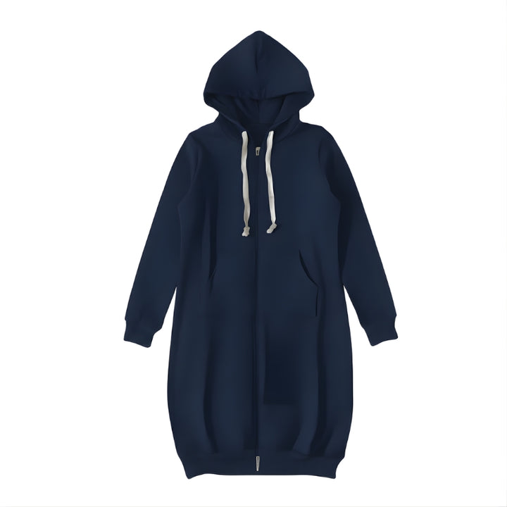 Dames hoodie met ritssluiting en capuchon