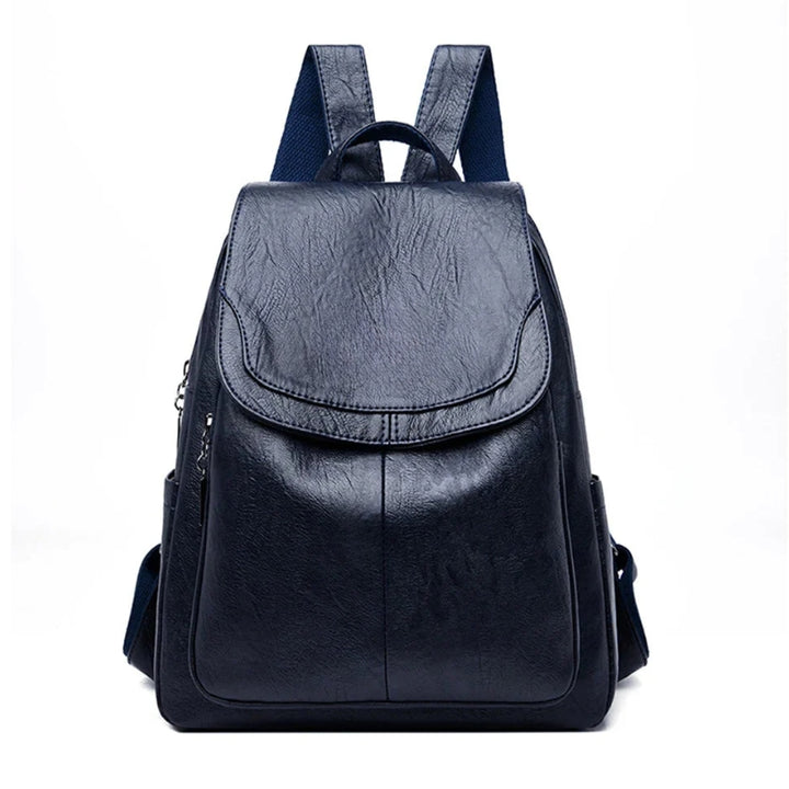 Damesrugzak met klep en verstelbare schouderbanden