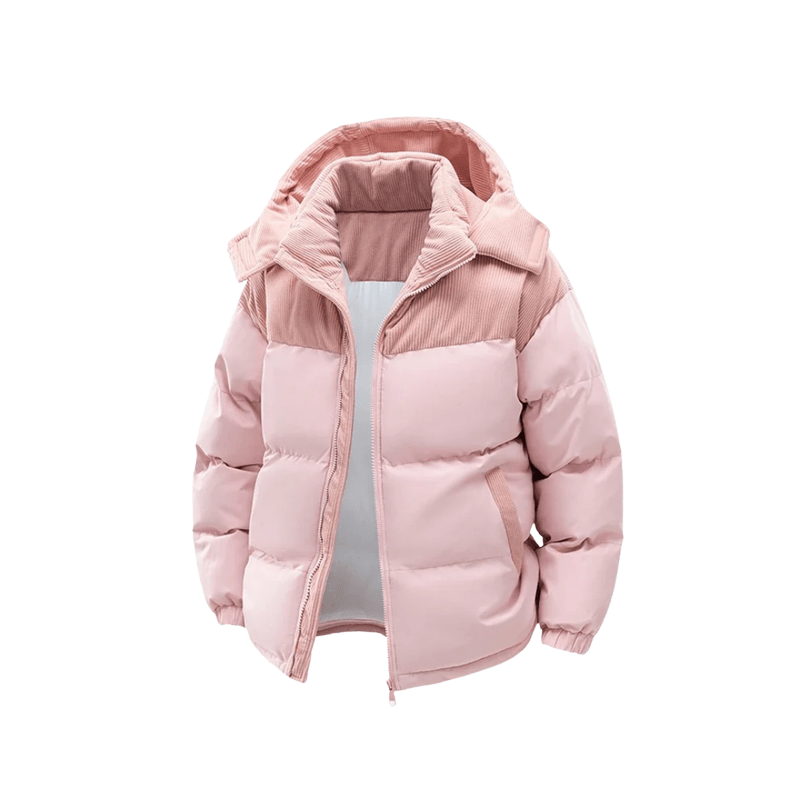 Gewatteerde jas ontworpen voor koud