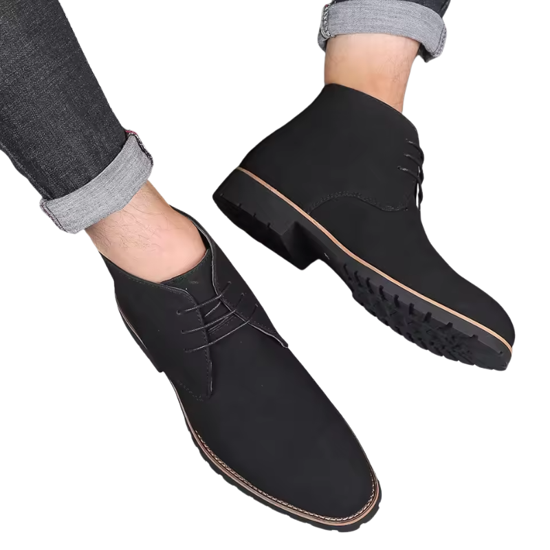 Heren enkellaarzen met instapmodel voor dagelijks gebruik