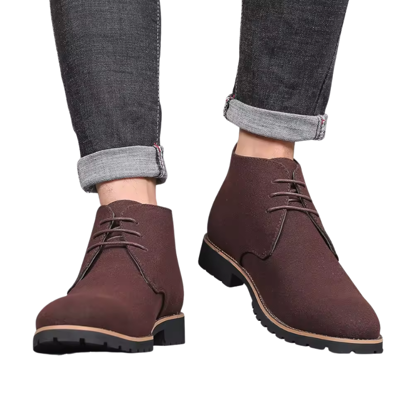 Heren enkellaarzen met instapmodel voor dagelijks gebruik