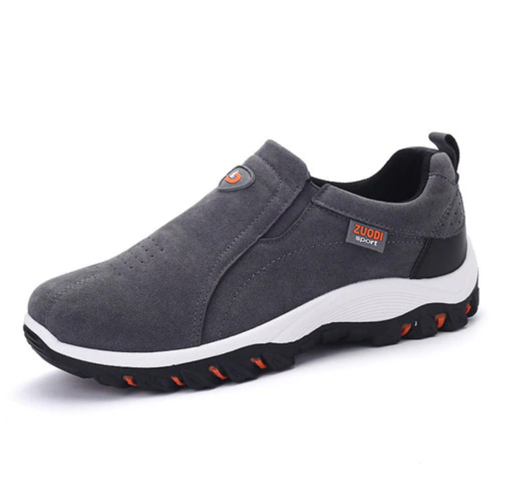 Heren outdoor wandelschoenen met veters en antislipzool