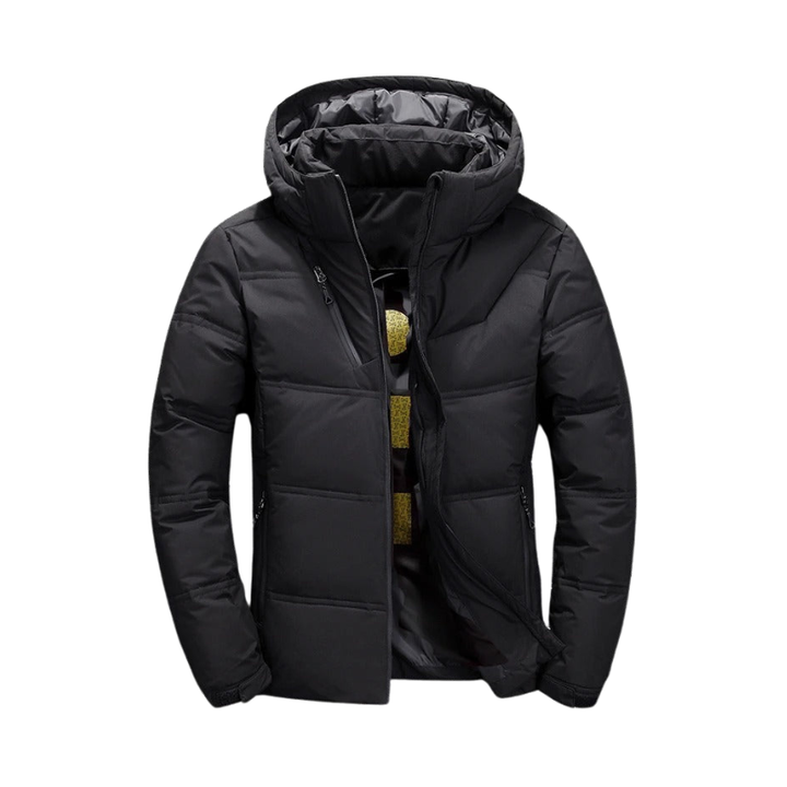 Heren gewatteerde winterjas met ritssluiting voor koude seizoenen