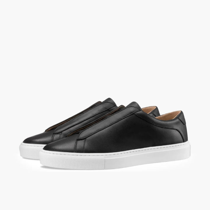 Heren instapsneakers zonder veters met elastische zijpanelen