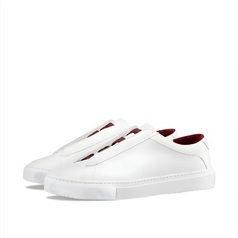 Heren instapsneakers zonder veters met elastische zijpanelen