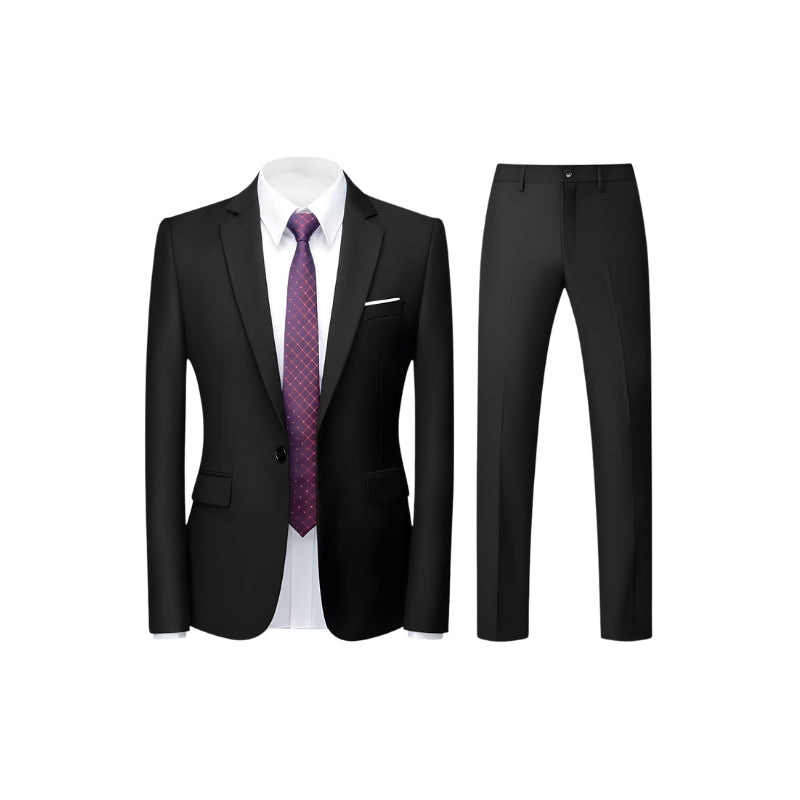 Herenpak met vest en pochet