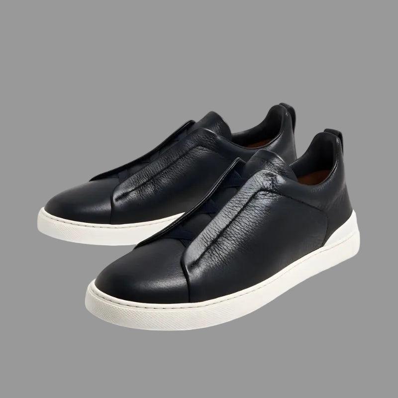 Herensneakers met elastische veters