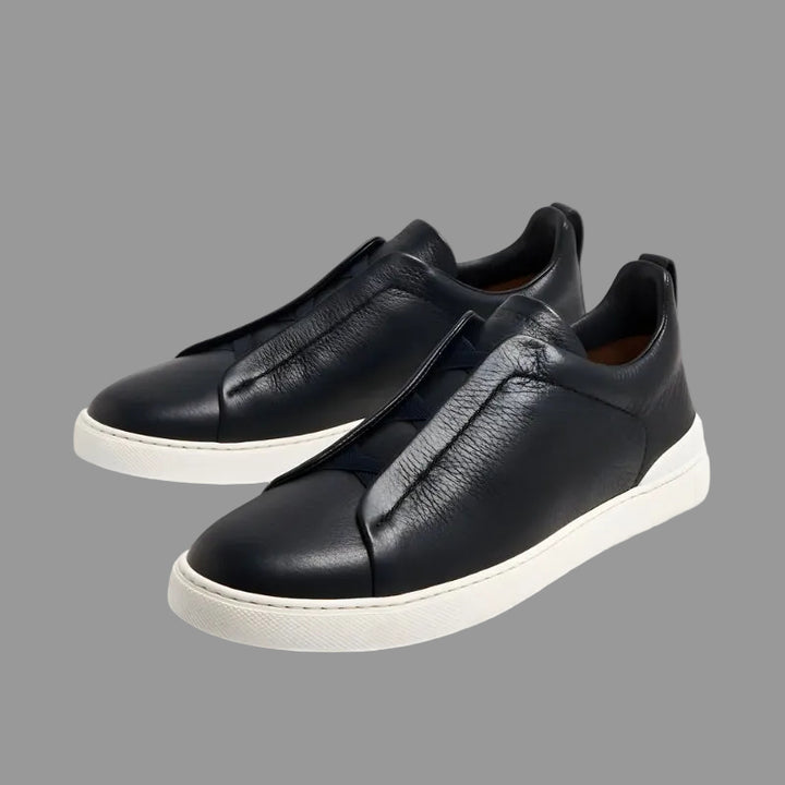 Herensneakers met elastische veters