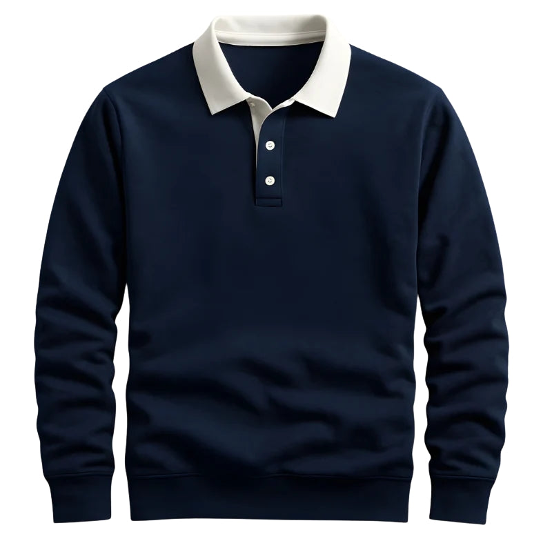 Herentruitje met kraag met lange mouwen