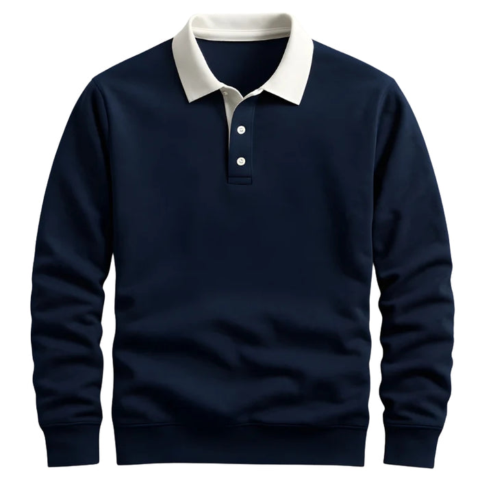 Herentruitje met kraag met lange mouwen