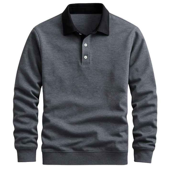 Herentruitje met kraag met lange mouwen