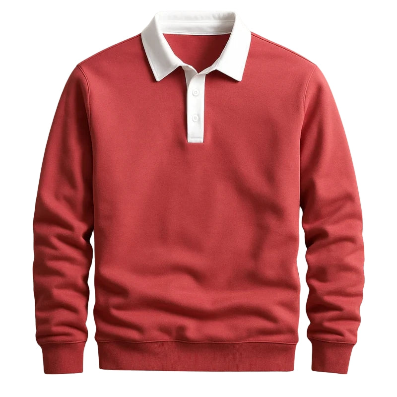 Herentruitje met kraag met lange mouwen