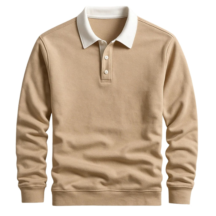 Herentruitje met kraag met lange mouwen