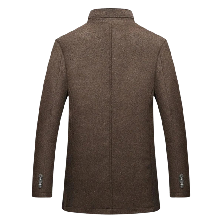 Klassieke overjas met knoopsluiting en kraag