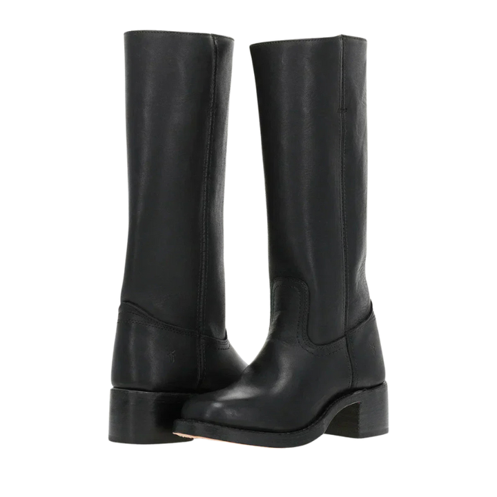 Kniehoge laarzen met slanke vorm en verstevigde zool