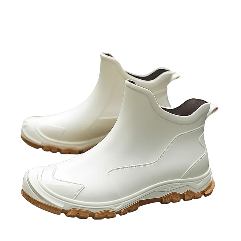 Lage instaplaarzen voor heren met een opvallende zool