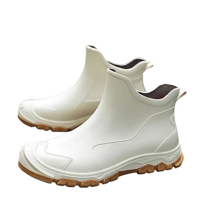 Lage instaplaarzen voor heren met een opvallende zool